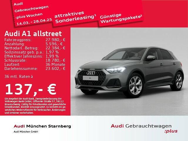 Gebraucht Audi A1 Ambiente 116 PS (85 kW) 2024 Chronosgrau metallic Kleinwagen