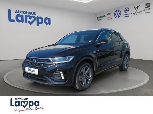 Schwarz Gebraucht 2023 VW T-Roc R-line SUV | 29.630 € (Fairer Preis) - Bild 1/4