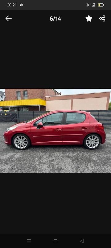 Gebraucht Peugeot 207 2008 Rot Kleinwagen