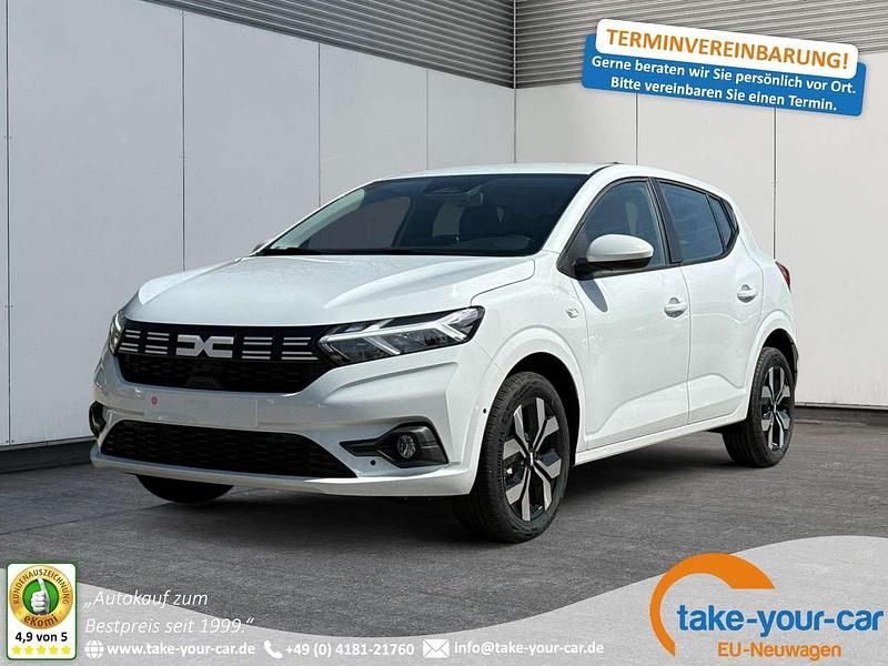 Neu Dacia Sandero Expression 91 PS (66 kW) 2025 Alpen weiß Kleinwagen
