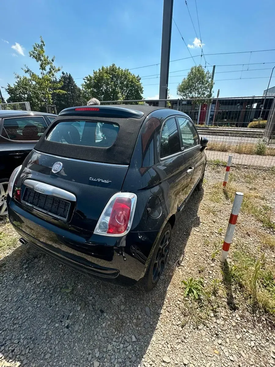 Gebraucht Fiat 500C 84 PS (61 kW) 2012 Schwarz Cabrio