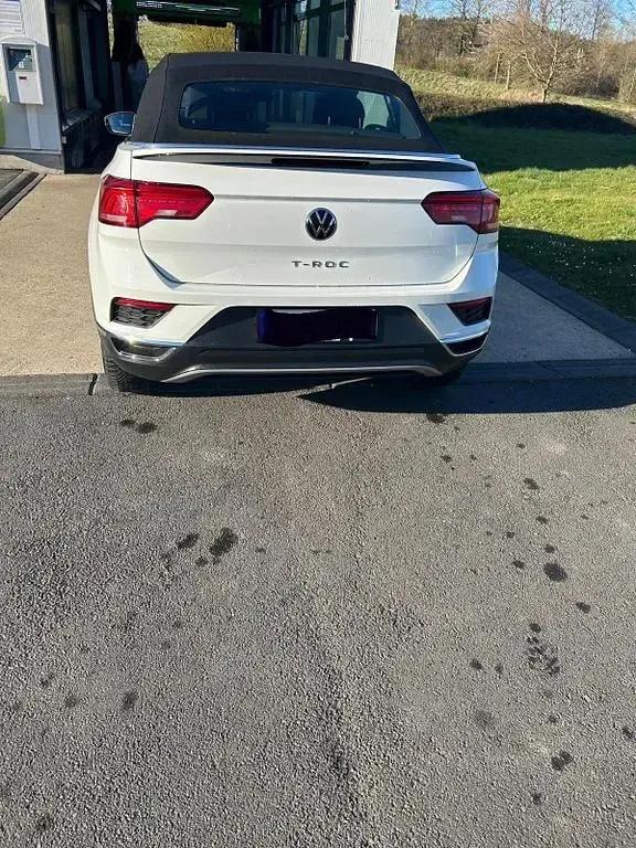 Gebraucht VW T-Roc Cabriolet Style 110 PS (80 kW) 2021 Weiß Cabrio