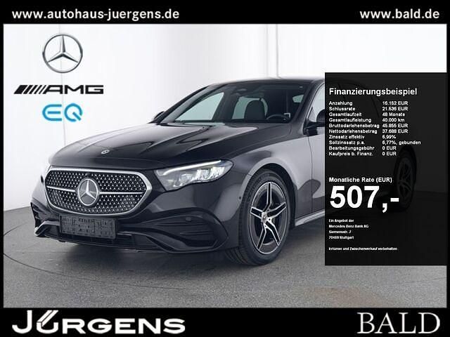 Gebraucht Mercedes E200 AMG 204 PS (150 kW) 2024 Schwarz obsidianschwarz metallic Limousine