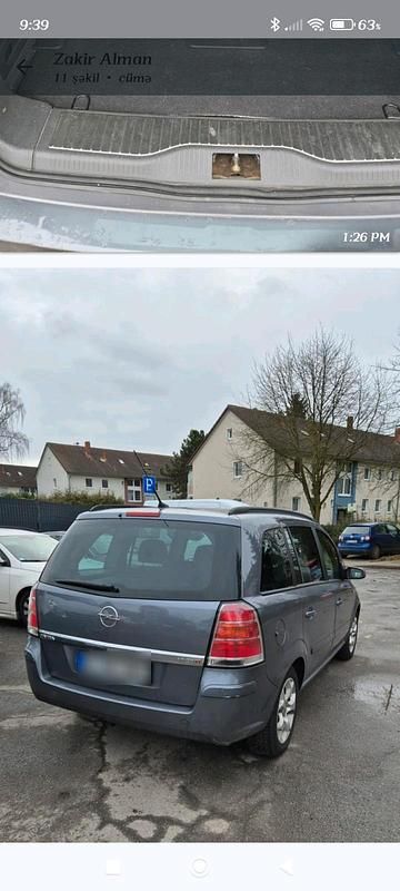 Gebraucht Opel Zafira 150 PS (110 kW) 2006 Grau Van / Kleinbus