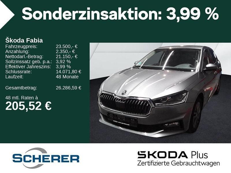 Graphitegrau metallic (metallic) Gebraucht 2025 Skoda Fabia Tour Limousine | 23.500 € (Fairer Preis) - Bild 1/4