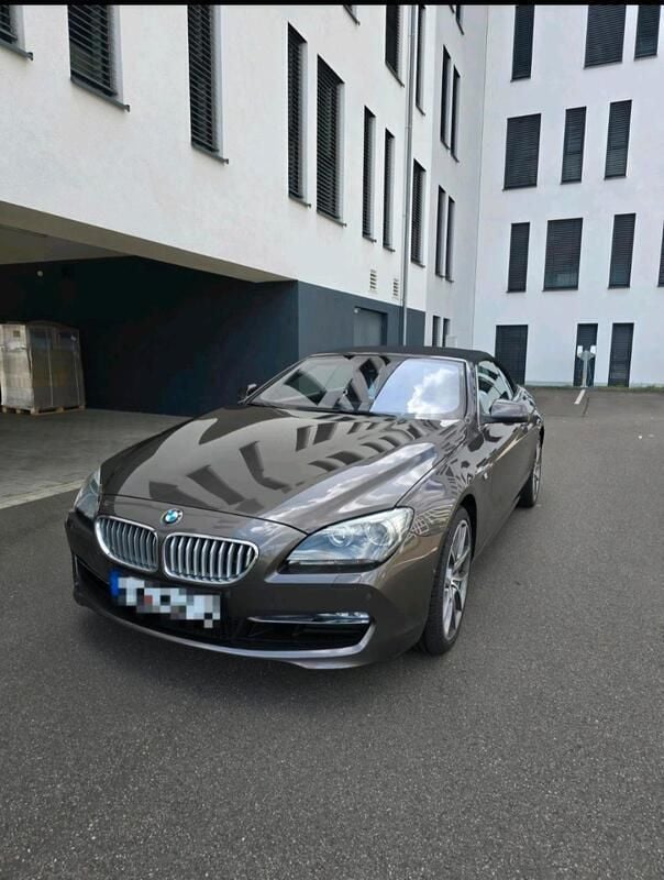 Braun Gebraucht 2012 BMW 650 Cabriolet Cabrio | 18.600 € (Guter Preis) - Bild 1/4
