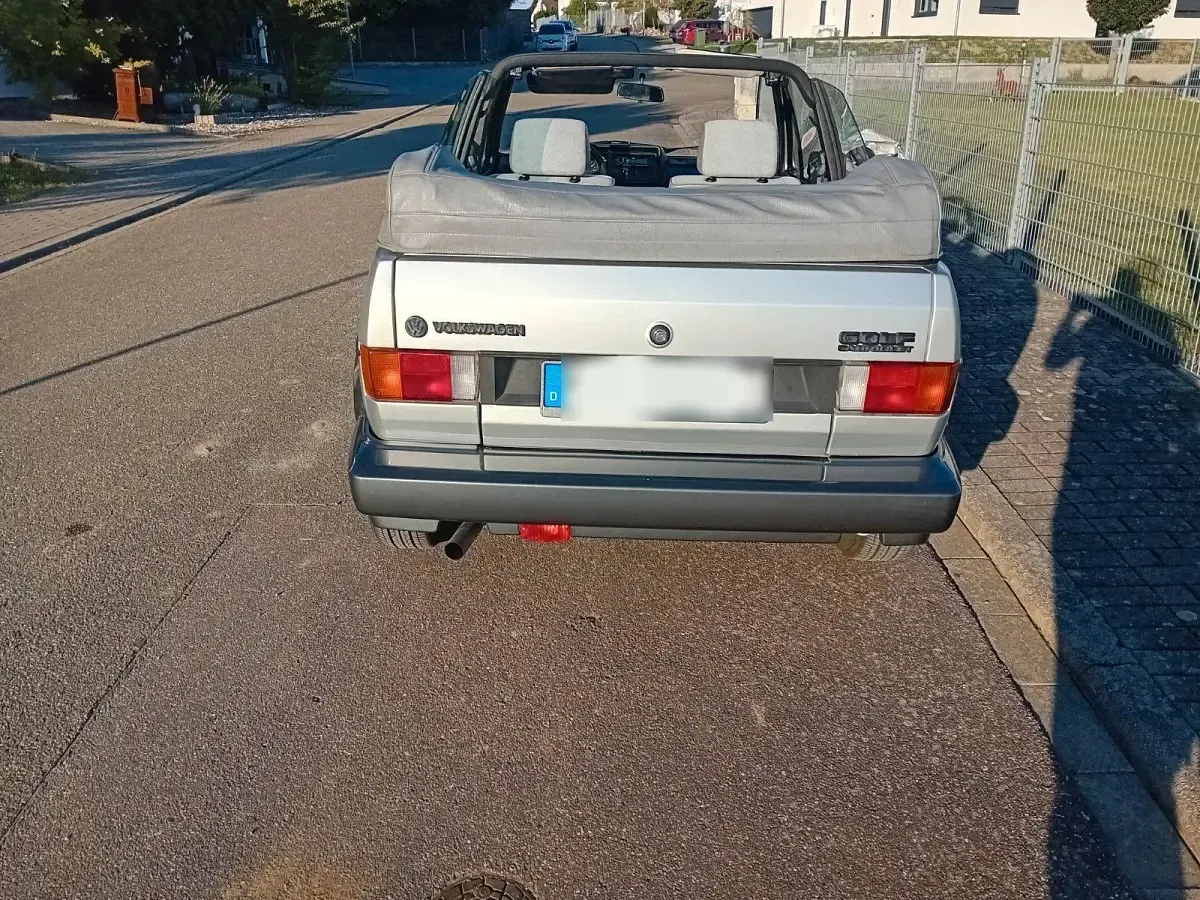 Gebraucht VW Golf Cabriolet Karmann 98 PS (72 kW) 1990 Silber Cabrio
