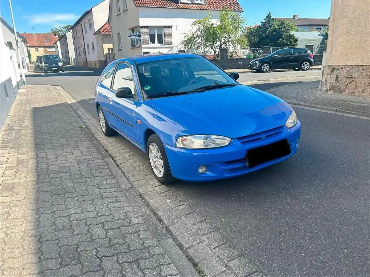 Gebraucht Mitsubishi Colt 75 PS (55 kW) 1999 Blau Kleinwagen
