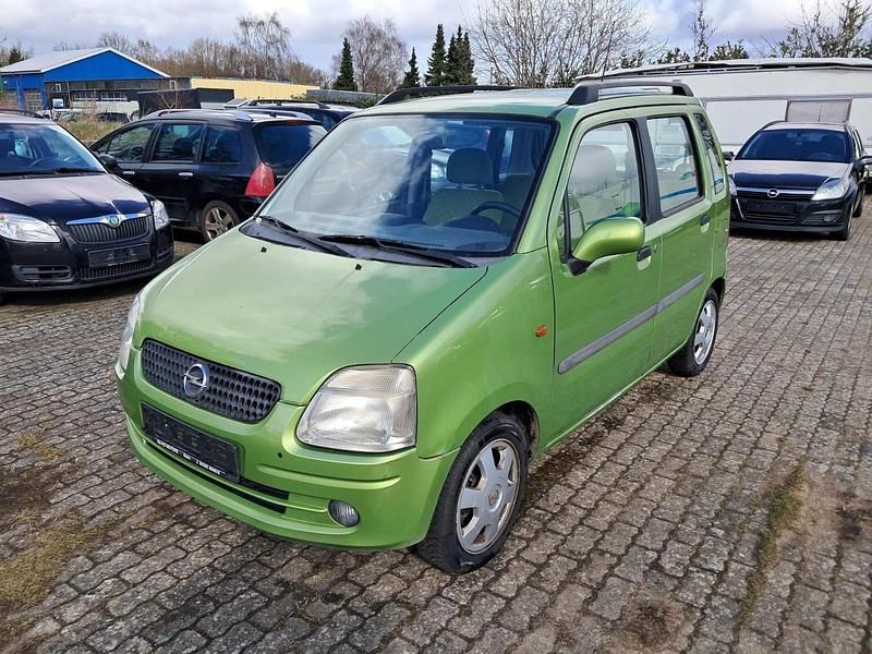 Gebraucht Opel Agila 75 PS (55 kW) 2002 Grün Van / Kleinbus