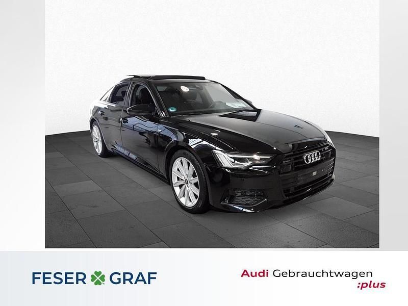 Gebraucht Audi A6 S-Line 299 PS (219 kW) 2022 Mythosschwarz metallic Limousine