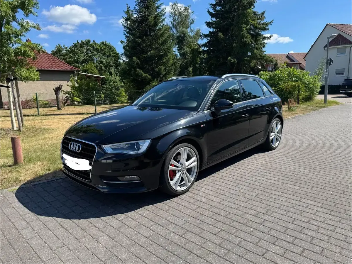 Gebraucht Audi A3 S-Line 110 PS (80 kW) 2014 Schwarz Limousine