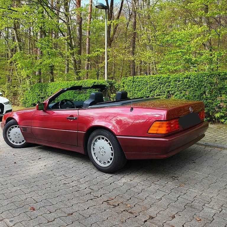 Usata Mercedes SL300 190 CV (139 kW) 1990 Rosso Cabrio