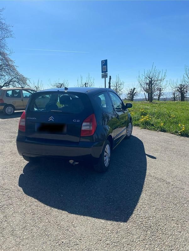Gebraucht Citroën C2 60 PS (44 kW) 2009 Schwarz Kleinwagen
