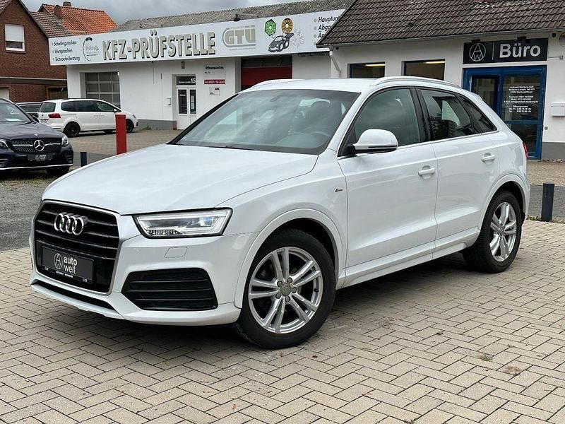 Weiß Gebraucht 2016 Audi Q3 S-Line SUV | 17.798 € (Fairer Preis) - Bild 1/4