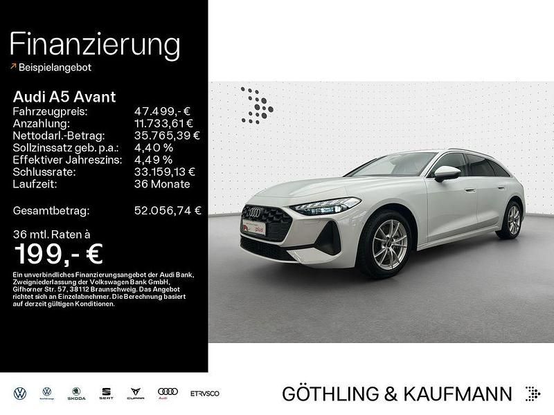 Gletscherweiß metallic Gebraucht 2025 Audi A5 Sport Coupé | 47.499 € (Guter Preis) - Bild 1/4