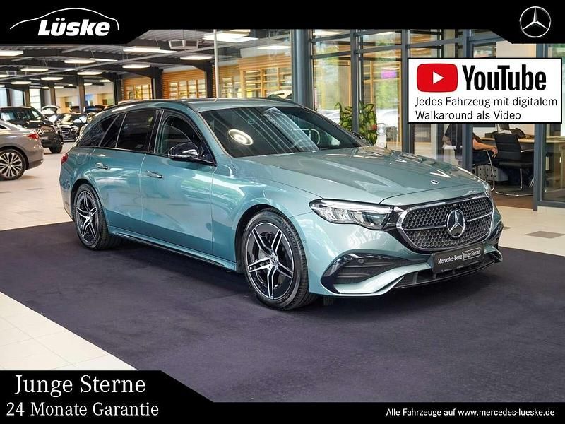 Verdesilber Gebraucht 2024 Mercedes E220 AMG line Kombi | 53.900 € (Etwas zu teuer) - Bild 1/4