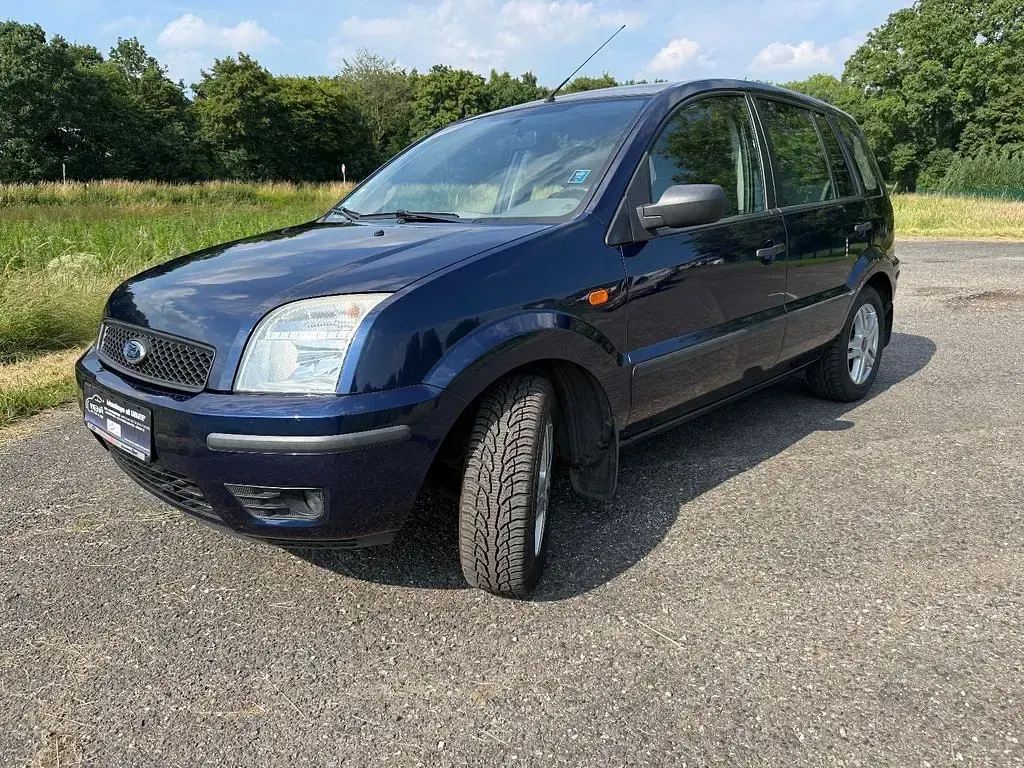 Gebraucht Ford Fusion 101 PS (74 kW) 2004 Blau Kleinwagen