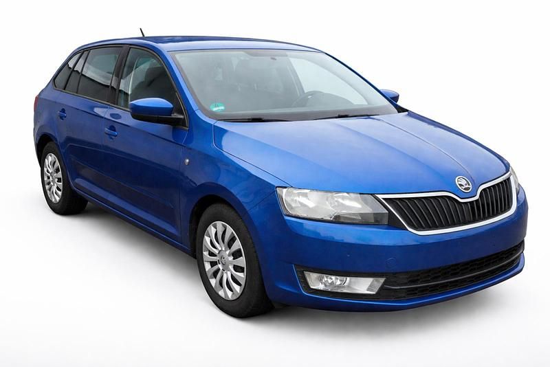 Gebraucht Skoda Rapid 85 PS (62 kW) 2014 Blau Kleinwagen