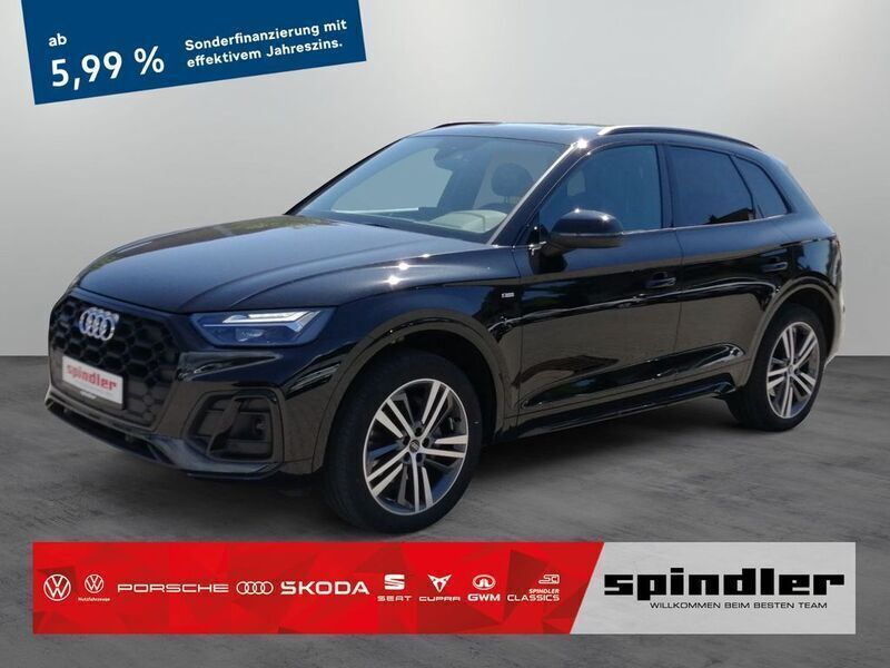 Mythosschwarz metallic Gebraucht 2022 Audi Q5 S-Line SUV | 38.380 € (Fairer Preis) - Bild 1/4