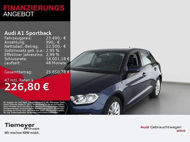 Blau Gebraucht 2025 Audi A1 Sportback Advanced Kleinwagen | 23.490 € (Fairer Preis) - Bild 1/4