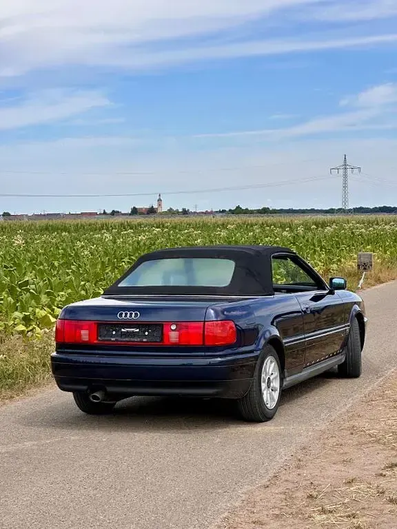 Gebraucht Audi Cabriolet 116 PS (85 kW) 1996 Blau Cabrio