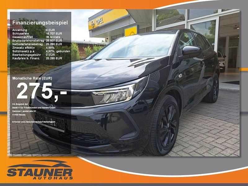 Lackierung schwarz perla nera/ Gebraucht 2024 Opel Grandland X GS Line SUV | 23.980 € (Guter Preis) - Bild 1/4