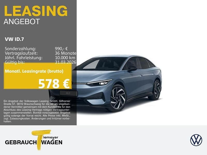 Gebraucht VW ID.7 Pro 210 kW (286 PS) 2025 Blau Limousine