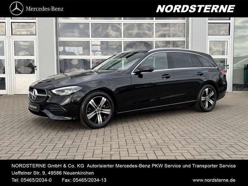 Lack obsidianschwarz Gebraucht 2023 Mercedes C180 Avantgarde Kombi | 34.888 € (Etwas zu teuer) - Bild 1/4