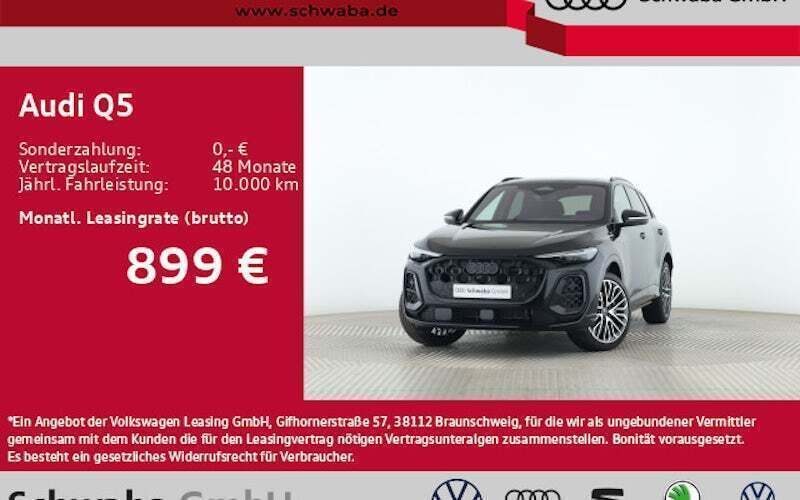 Schwarz Neu 2025 Audi Q5 Ambiente SUV | 77.990 € - Bild 1/4