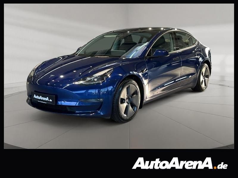 Deep blue metallic Gebraucht 2022 Tesla Model 3 Limousine | 27.489 € (Guter Preis) - Bild 1/4