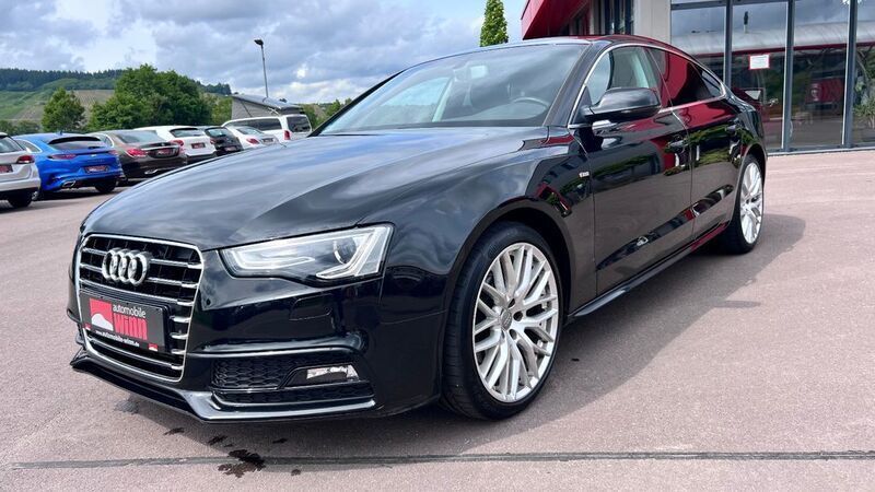 Schwarz Gebraucht 2015 Audi A5 Sportback S-line plus Limousine | 10.500 € (Guter Preis) - Bild 1/4