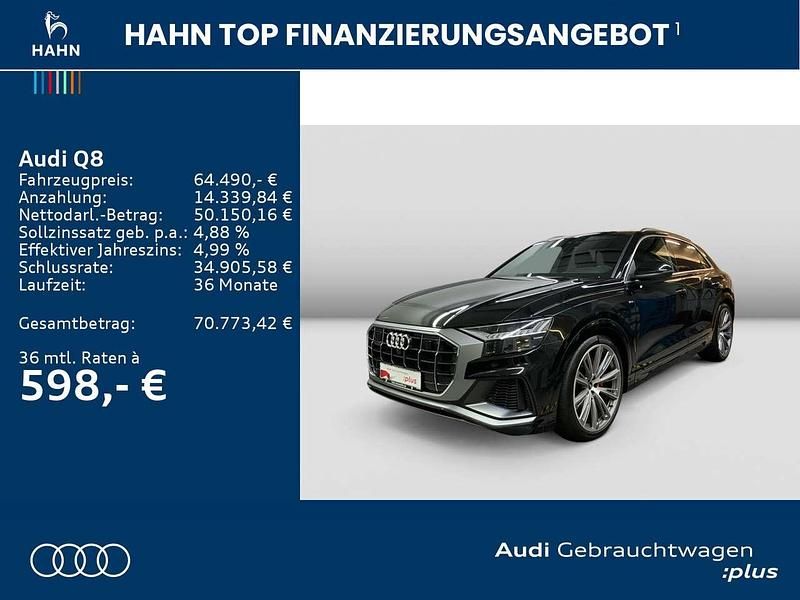 Gebraucht Audi Q8 S-Line 381 PS (280 kW) 2022 Schwarz SUV