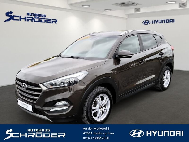 Gebraucht Hyundai Tucson 116 PS (85 kW) 2017 Demitasse brown SUV