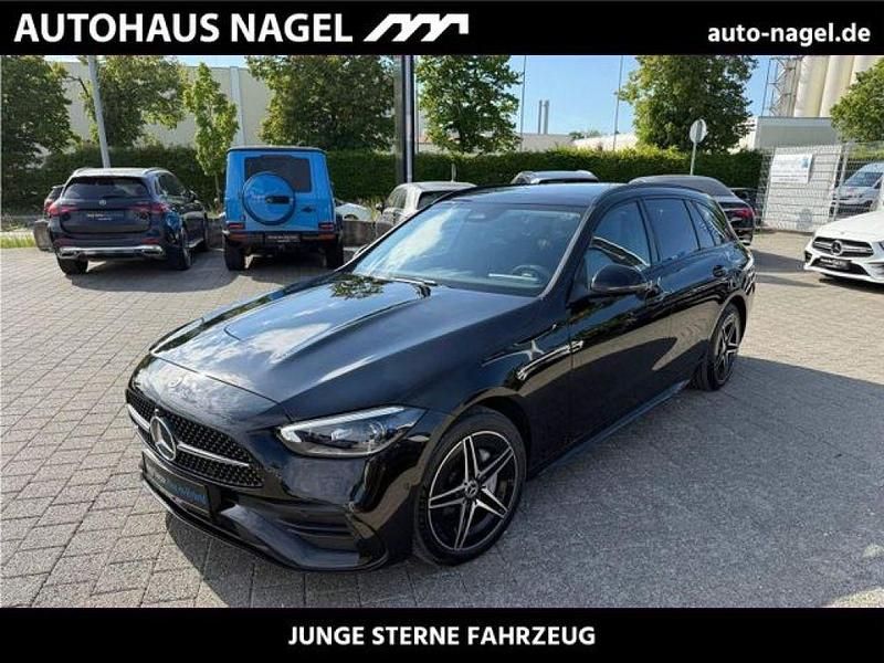 Lack obsidianschwarz (metallic) Gebraucht 2024 Mercedes C300e Edition Kombi | 43.589 € (Superpreis) - Bild 1/4