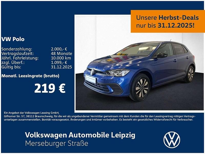 Blau (reef blue metallic) Neu 2025 VW Polo Goal Kleinwagen | 27.391 € (Fairer Preis) - Bild 1/4