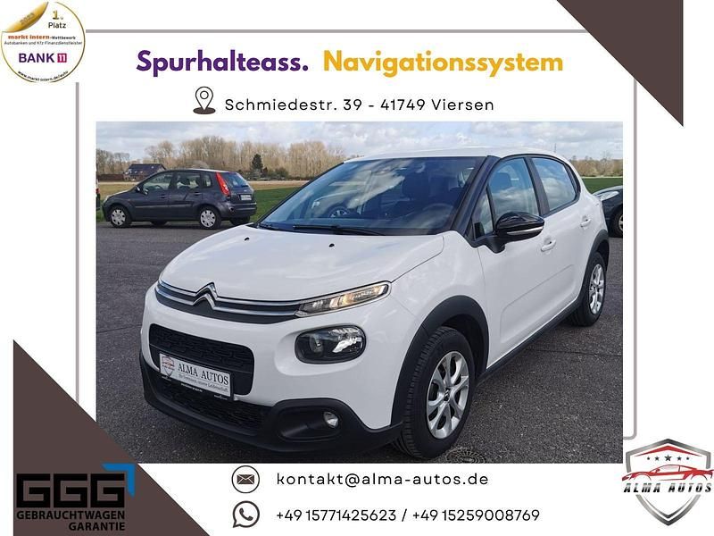 Gebraucht Citroën C3 Feel 82 PS (60 kW) 2019 Weiß Kleinwagen