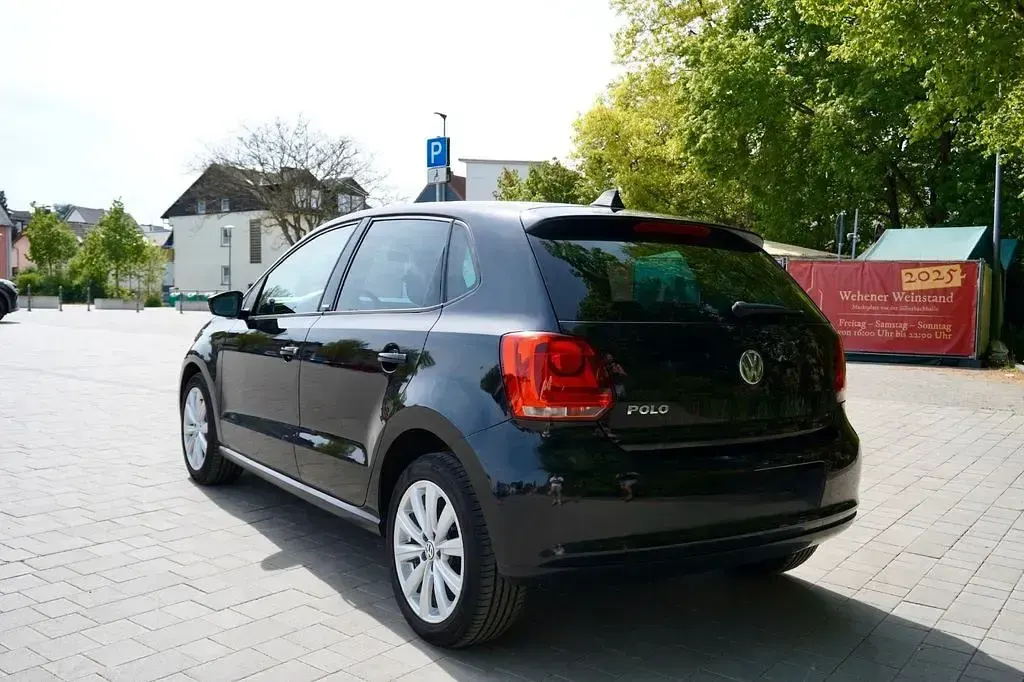 Gebraucht VW Polo Style 69 PS (50 kW) 2012 Schwarz Kleinwagen