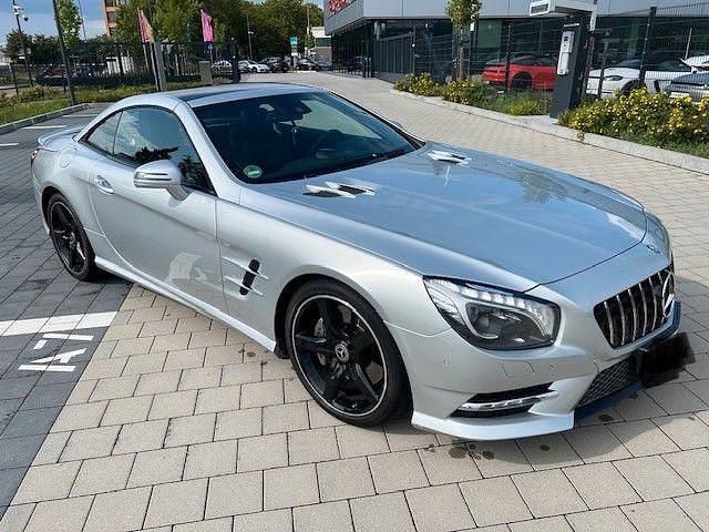 Silber Gebraucht 2012 Mercedes SL350 AMG line Cabrio | 36.000 € (Teuer) - Bild 1/4