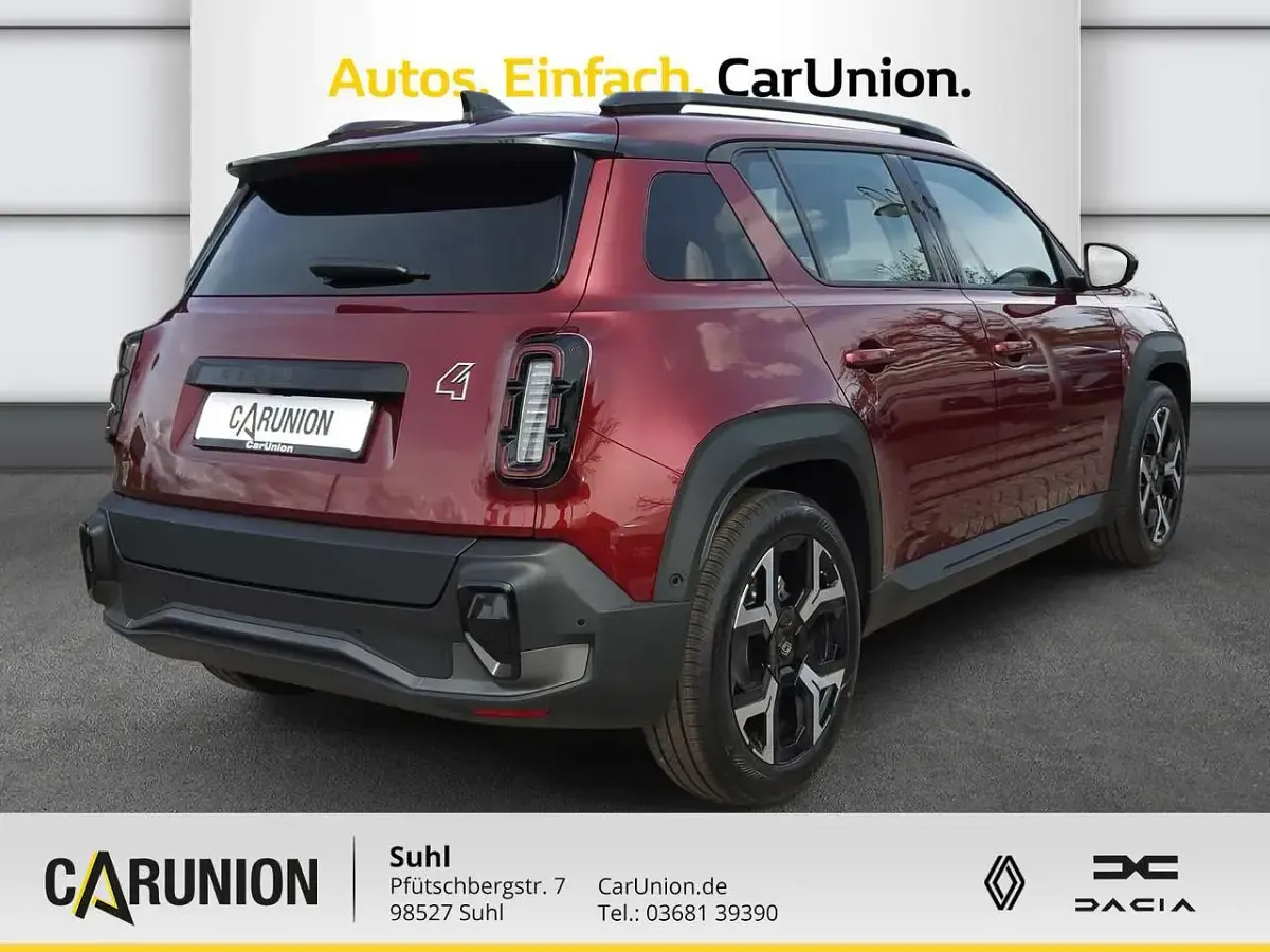 Neu Renault 4 E-Tech Komfort 110 kW (150 PS) 2026 Karmesinrot metallic SUV
