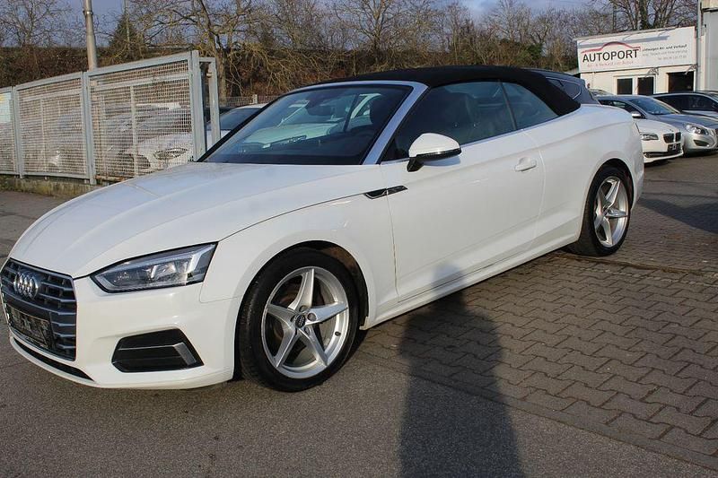 Gebraucht Audi A5 Cabriolet S-Line 190 PS (139 kW) 2018 Gletscherweiß metallic Cabrio