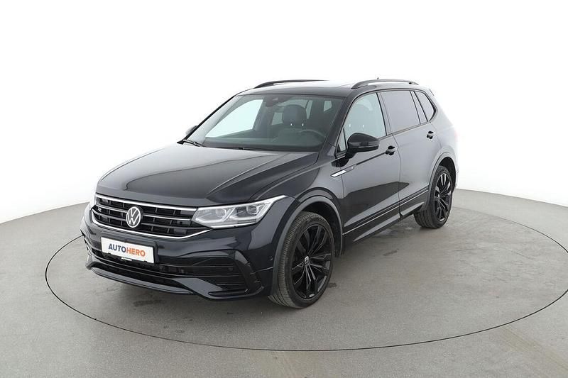 Schwarz Gebraucht 2022 VW Tiguan Allspace R-line SUV | 35.940 € (Fairer Preis) - Bild 1/3