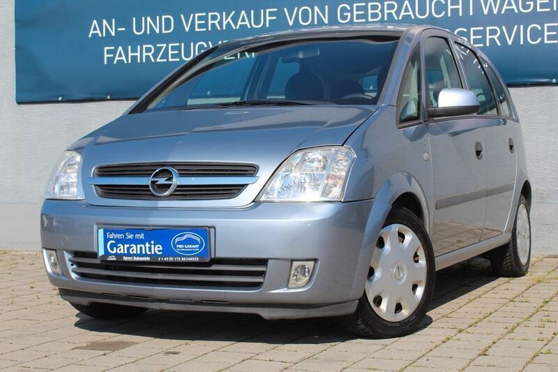 Grau Gebraucht 2003 Opel Meriva Enjoy Van / Kleinbus | 1.990 € (Guter Preis) - Bild 1/4