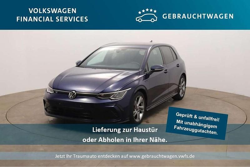 Atlantic blue metallic Gebraucht 2022 VW Golf VIII R-line Limousine | 25.320 € (Guter Preis) - Bild 1/4