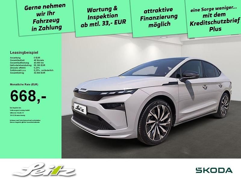 Grau Neu 2025 Skoda Enyaq iV SportLine SUV | 55.190 € - Bild 1/3