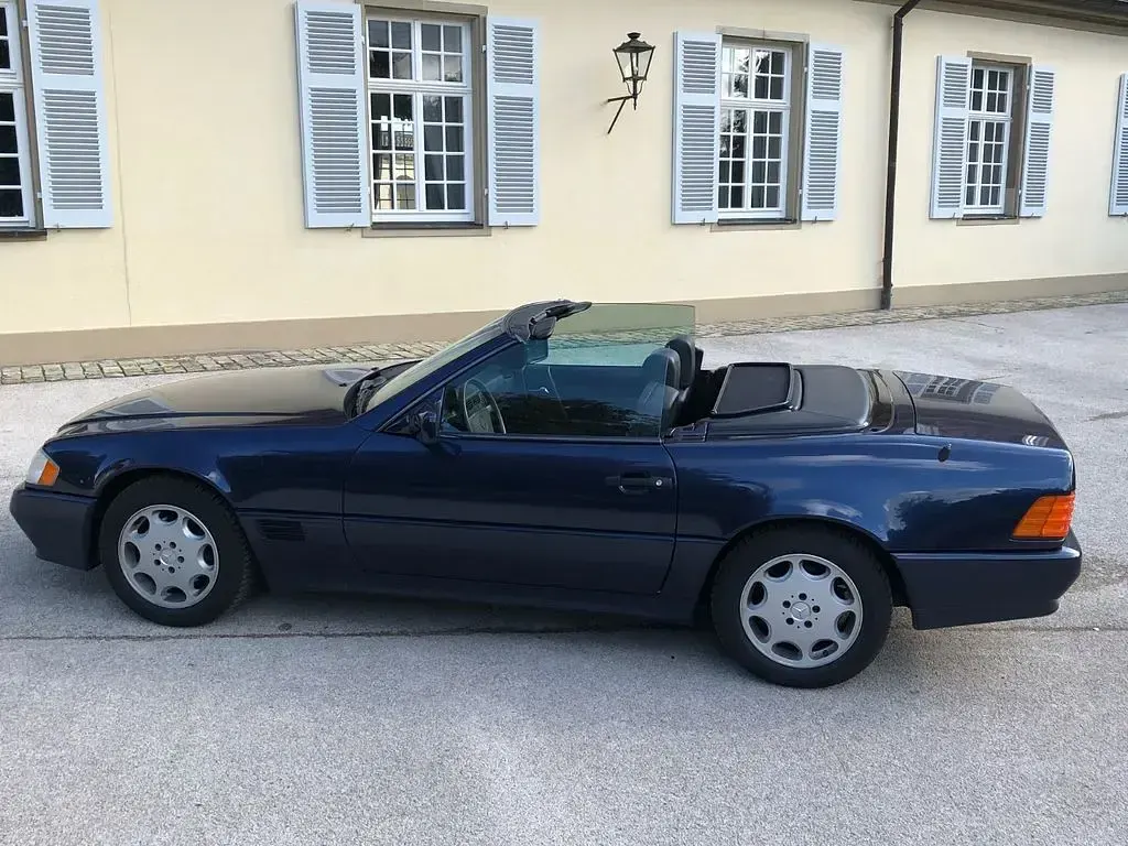 Gebraucht Mercedes SL320 231 PS (169 kW) 1995 Blau Cabrio