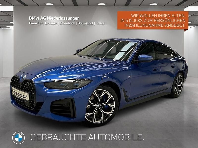 Blau Gebraucht 2022 BMW 420 Gran Coupé M Sport Coupé | 33.890 € (Fairer Preis) - Bild 1/4