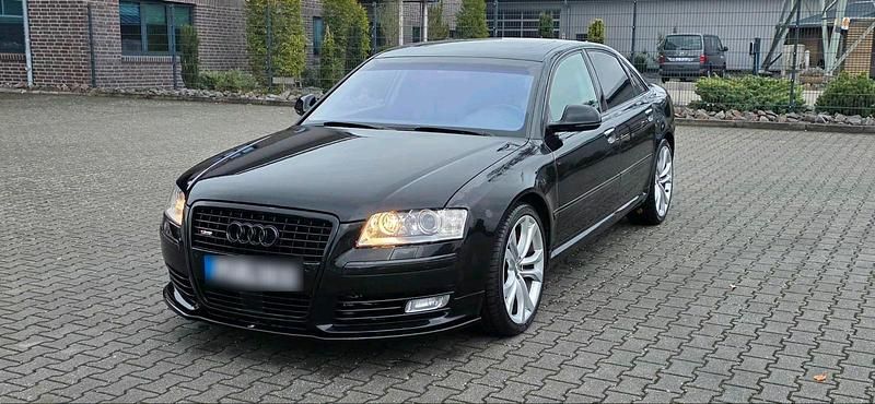 Schwarz Gebraucht 2008 Audi A8 S-Line Limousine | 9.600 € (Fairer Preis) - Bild 1/4