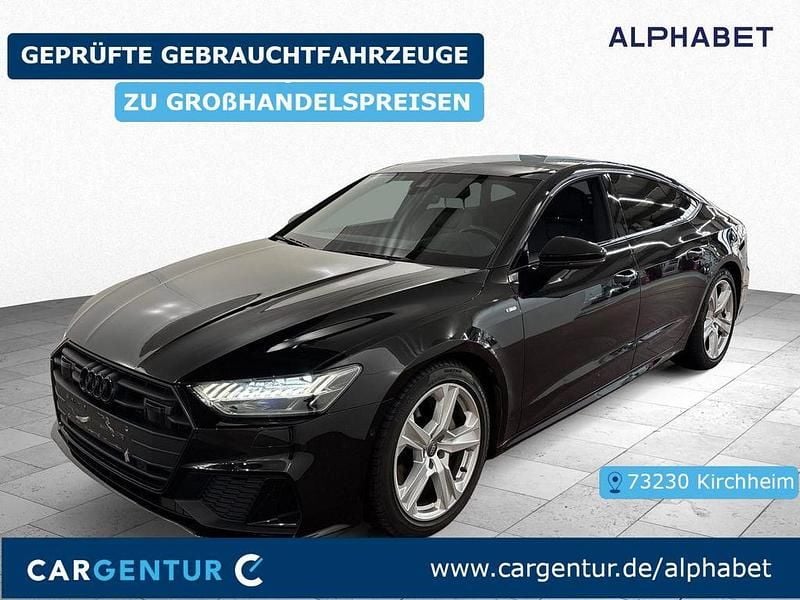Mythosschwarz Gebraucht 2022 Audi A7 Sport Limousine | 43.290 € (Superpreis) - Bild 1/2