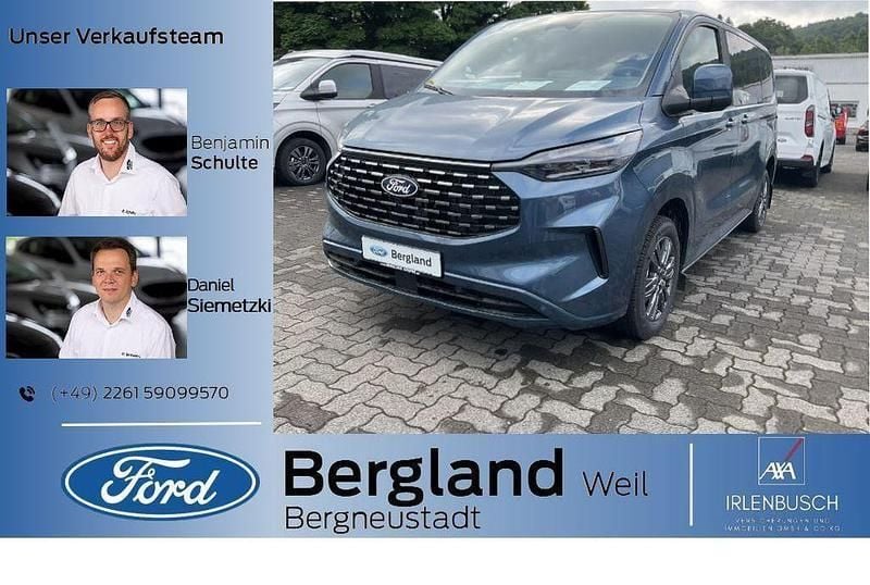 Blue metallic blau Neu 2025 Ford Tourneo Custom Titanium Limousine | 61.980 € (Etwas zu teuer) - Bild 1/4