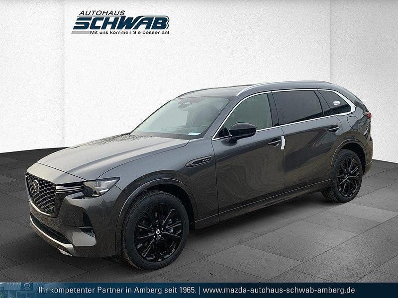 Machine gray Neu 2025 Mazda CX-80 Homura-Line SUV | 63.590 € (Teuer) - Bild 1/4